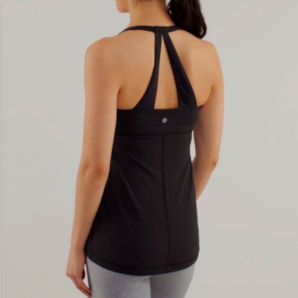 Lululemon Scoop Me Up Tank, Black, Size 4